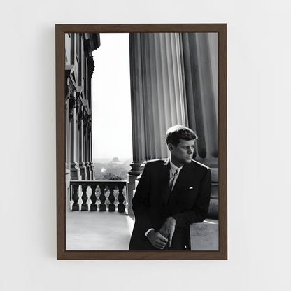 ap-john f kennedy-1 cadre Bois foncé