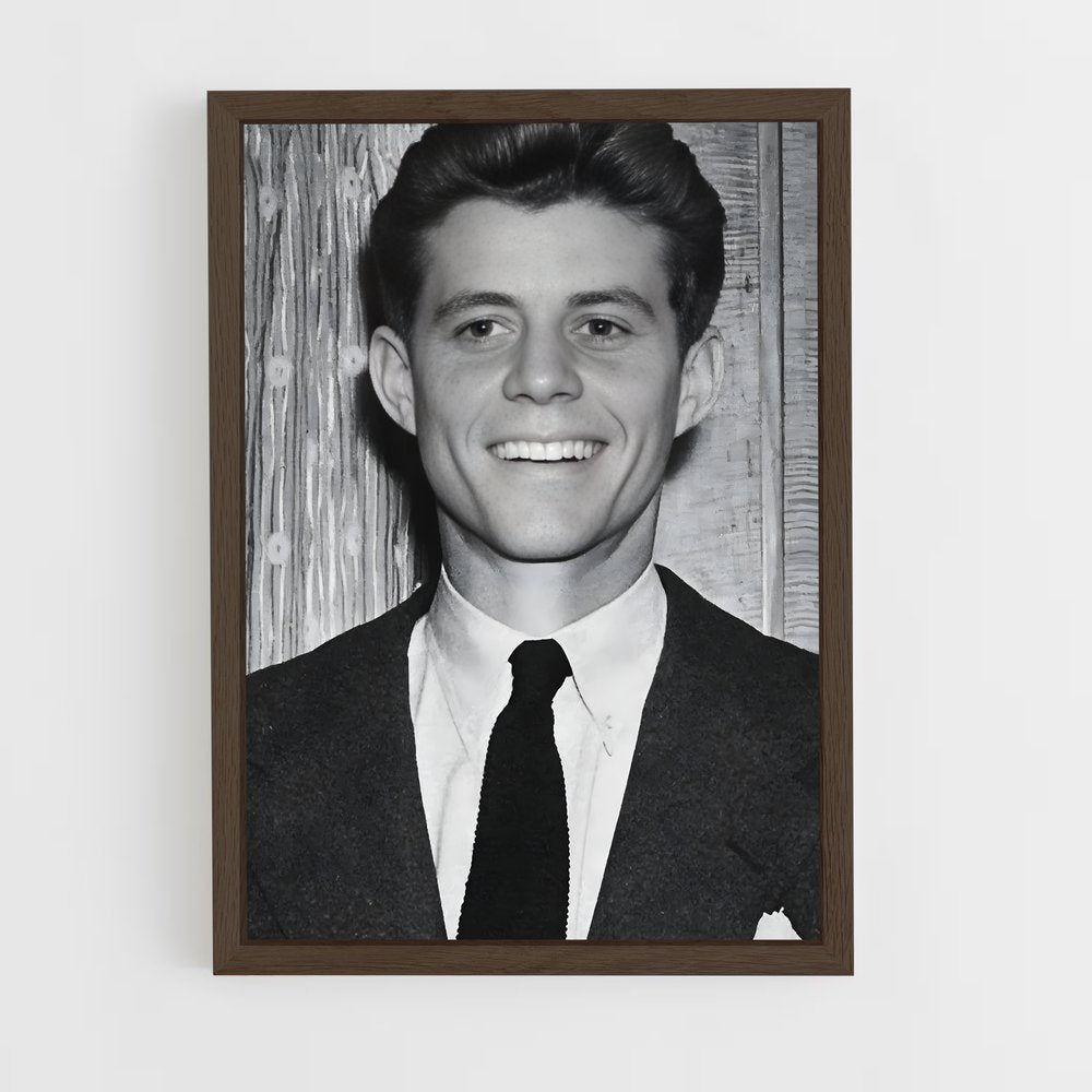 ap-john f kennedy-2 cadre Bois foncé