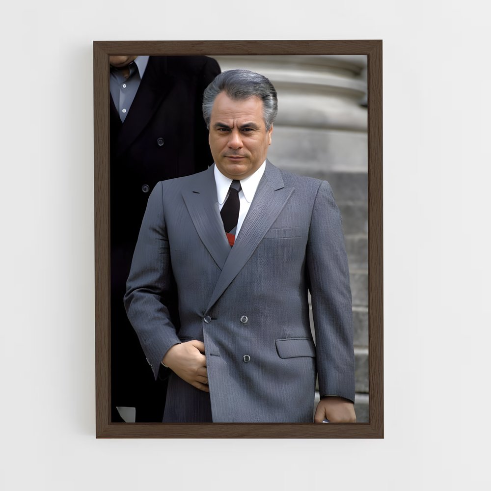 ap-john gotti-2 cadre Bois foncé
