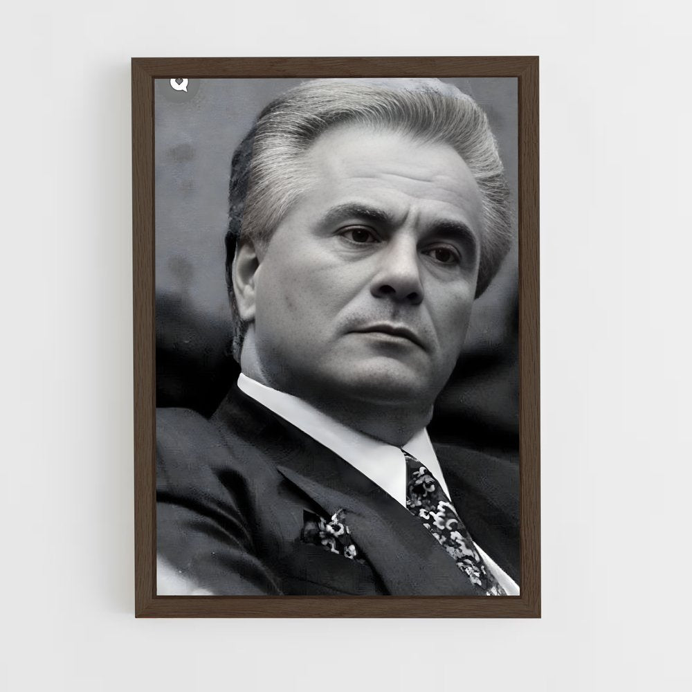 ap-john gotti-3 cadre Bois foncé