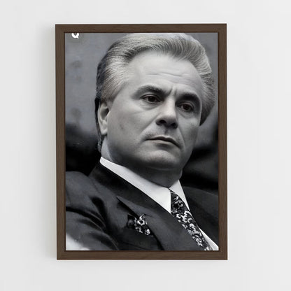 ap-john gotti-3 cadre Bois foncé