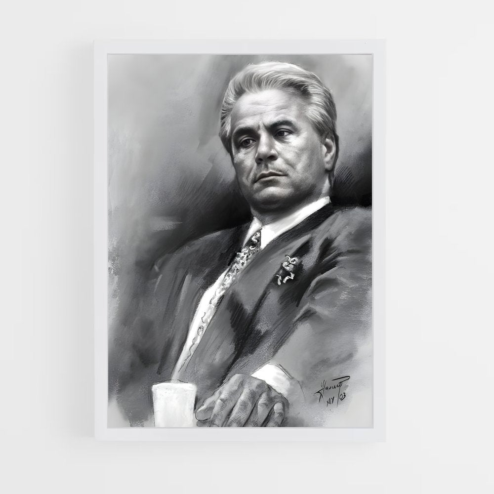 ap-john gotti-4 cadre Blanc