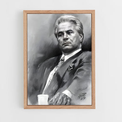 ap-john gotti-4 cadre Bois clair