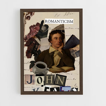 ap-john keats-1 cadre Bois foncé