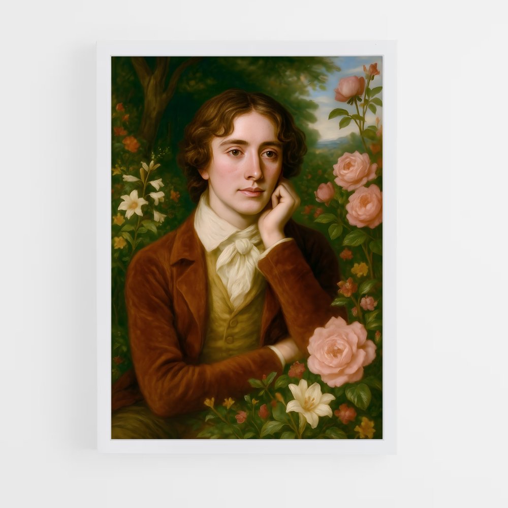 ap-john keats-2 cadre Blanc