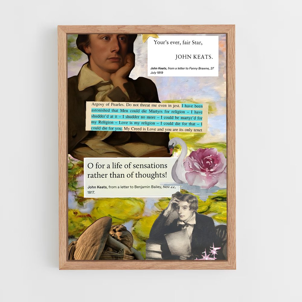 ap-john keats-4 cadre Bois clair
