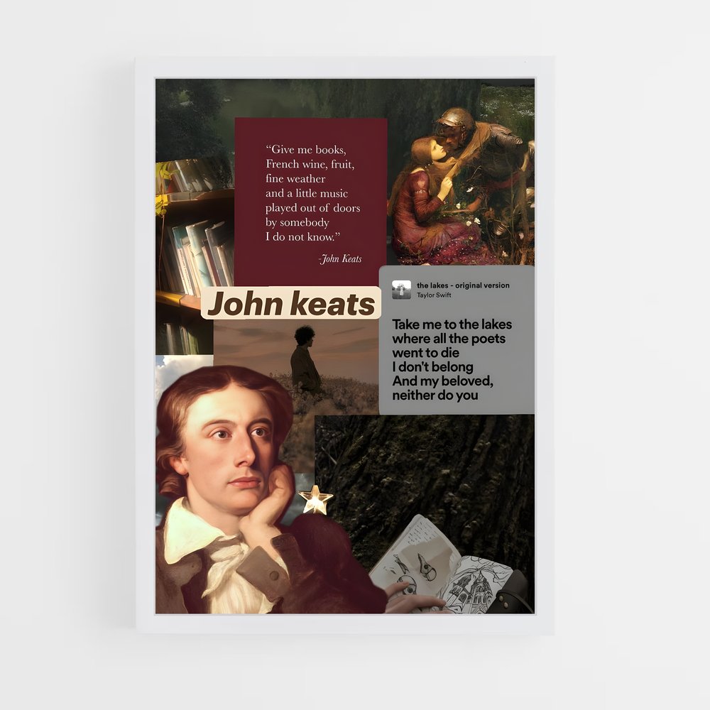 ap-john keats-6 cadre Blanc