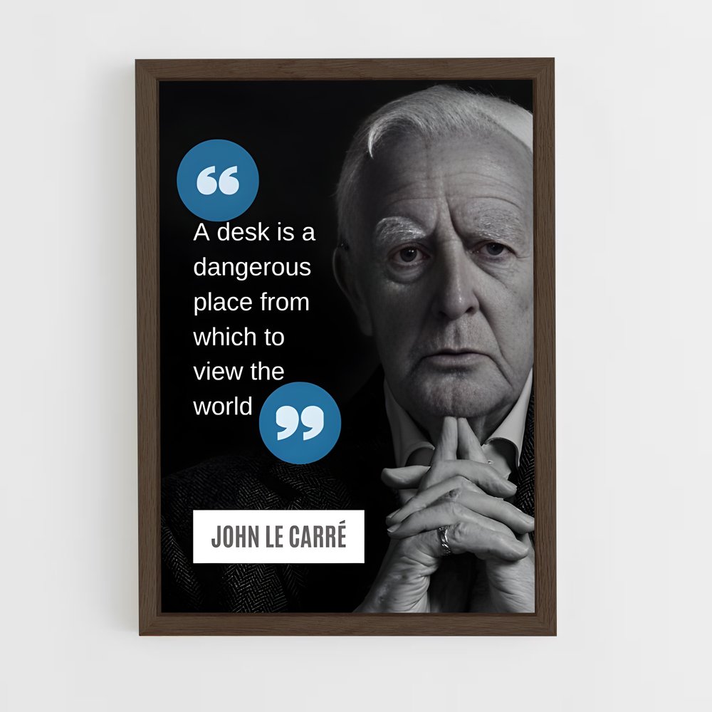 ap-john le carre-6 cadre Bois foncé