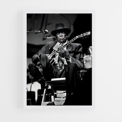 ap-john lee hooker-1 cadre Blanc