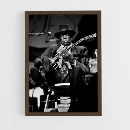 ap-john lee hooker-1 cadre Bois foncé