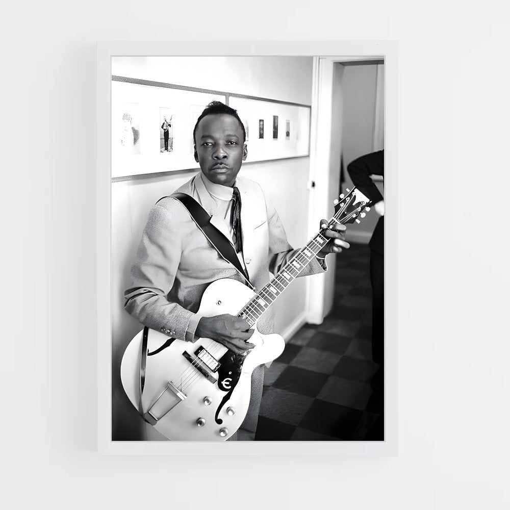 ap-john lee hooker-2 cadre Blanc