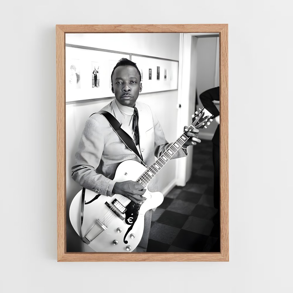 ap-john lee hooker-2 cadre Bois clair