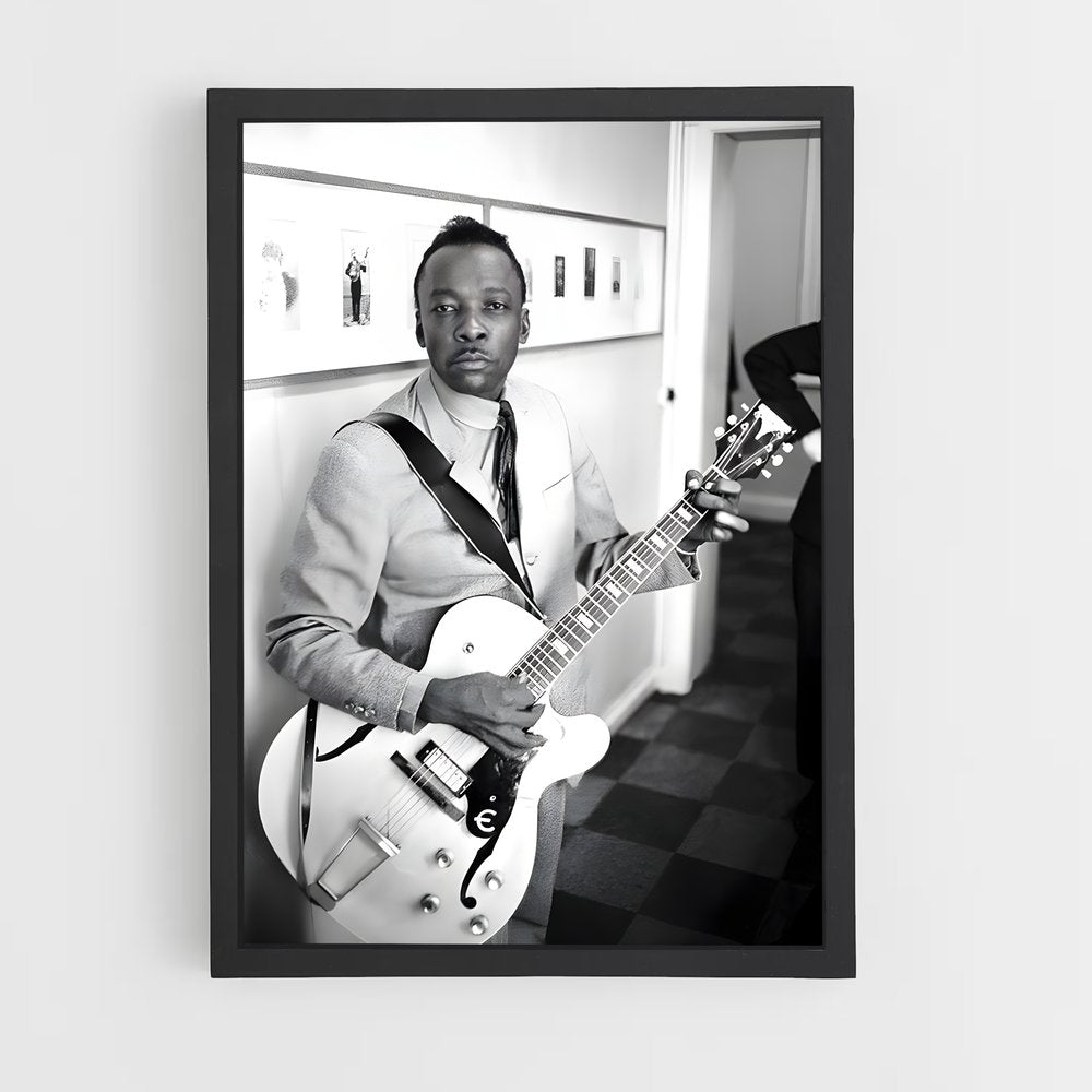 ap-john lee hooker-2 cadre Noir