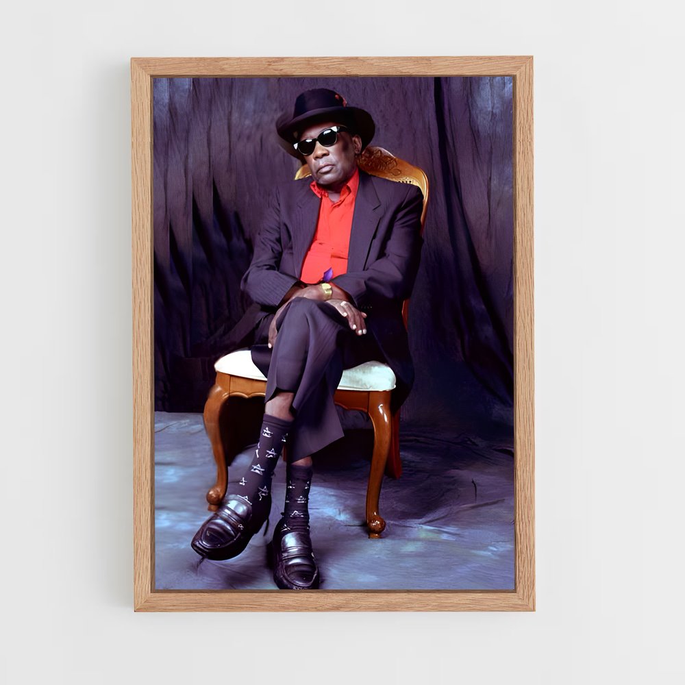 ap-john lee hooker-3 cadre Bois clair