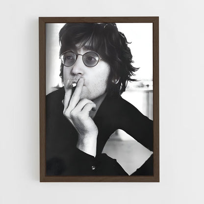 ap-john lennon-1 cadre Bois foncé