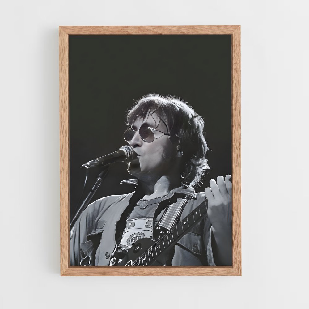 ap-john lennon-10 cadre Bois clair