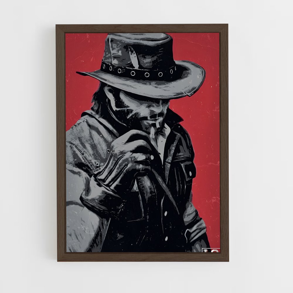ap-john marston-4 cadre Bois foncé