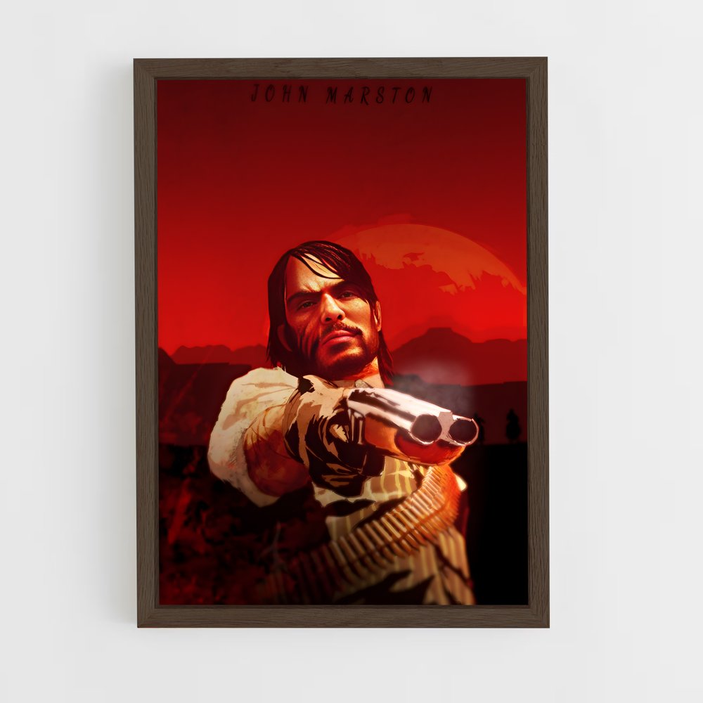 ap-john marston-6 cadre Bois foncé