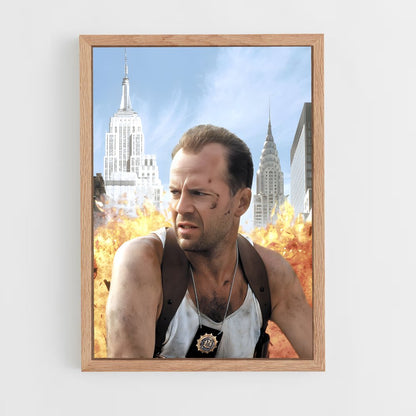 ap-john mcclane-10 cadre Bois clair