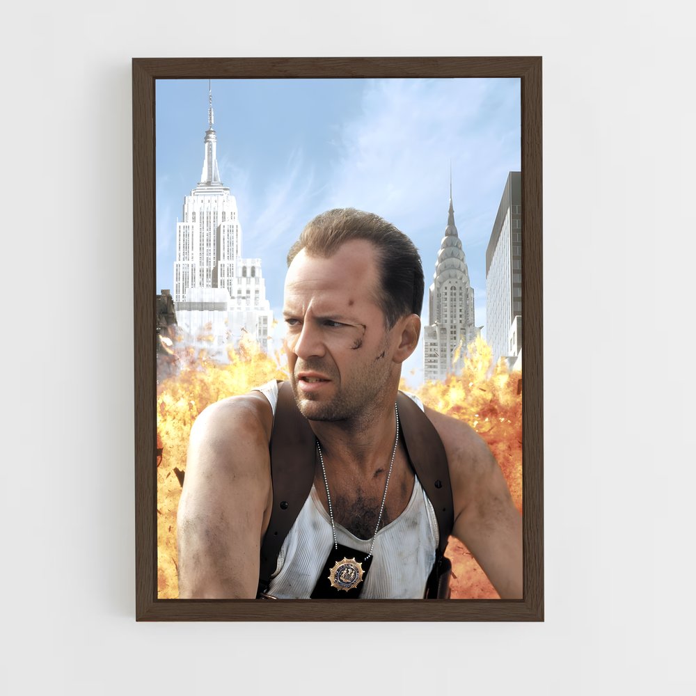 ap-john mcclane-10 cadre Bois foncé