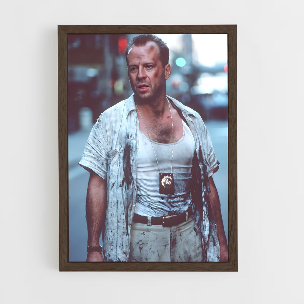 ap-john mcclane-3 cadre Bois foncé