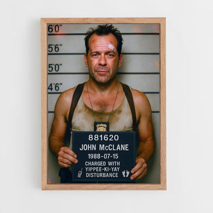 ap-john mcclane-5 cadre Bois clair