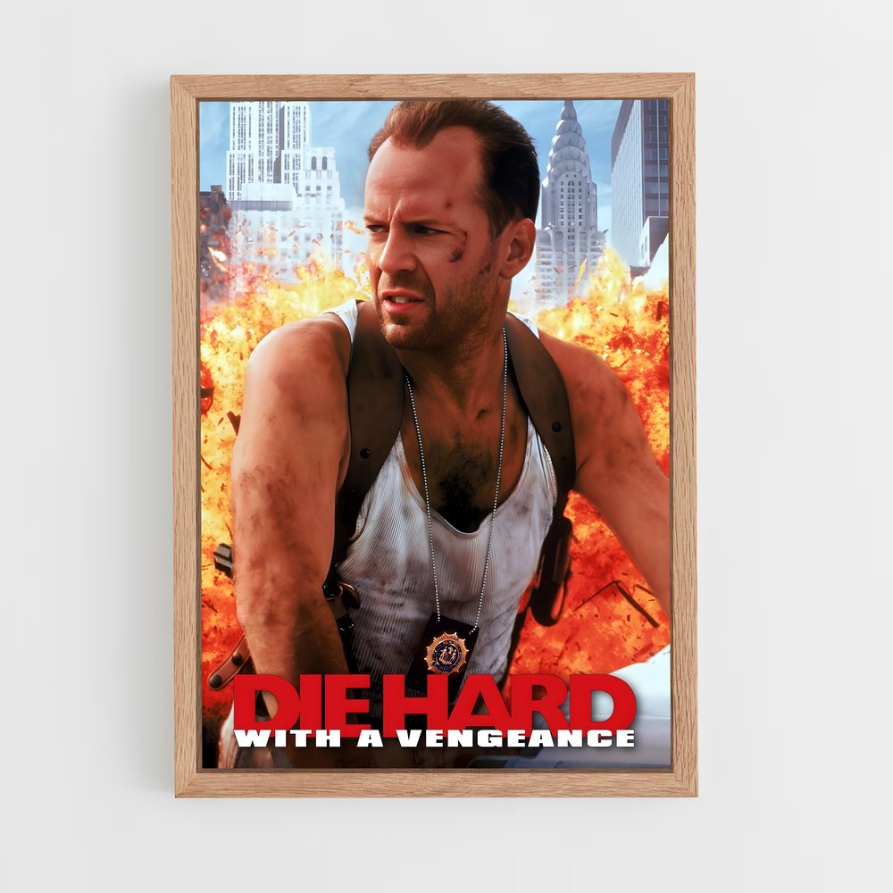 ap-john mcclane-6 cadre Bois clair