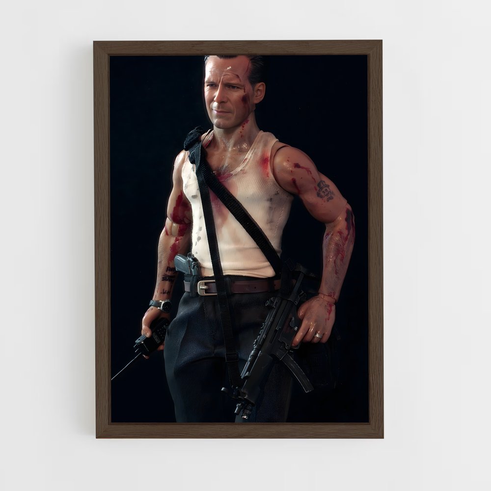 ap-john mcclane-7 cadre Bois foncé