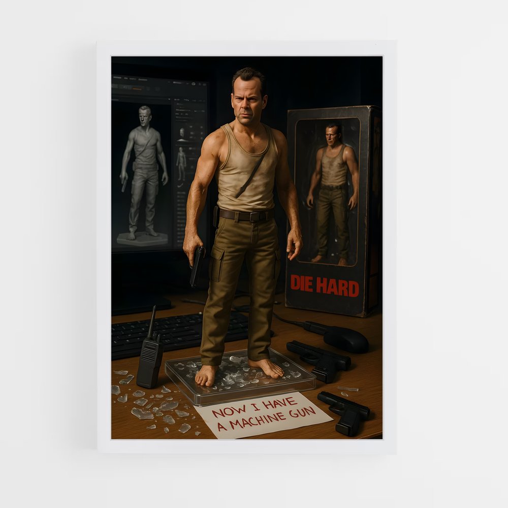 ap-john mcclane-9 cadre Blanc