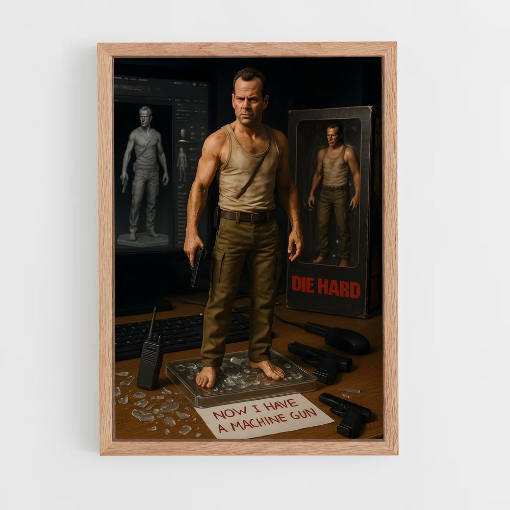 ap-john mcclane-9 cadre Bois clair
