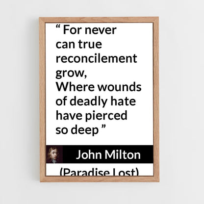 ap-john milton-1 cadre Bois clair