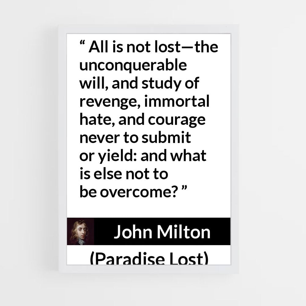 ap-john milton-3 cadre Blanc