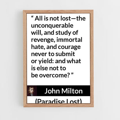 ap-john milton-3 cadre Bois clair