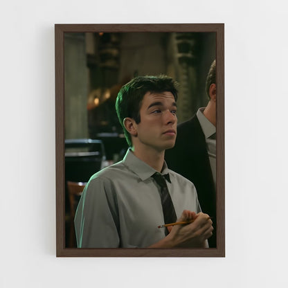 ap-john mulaney-1 cadre Bois foncé