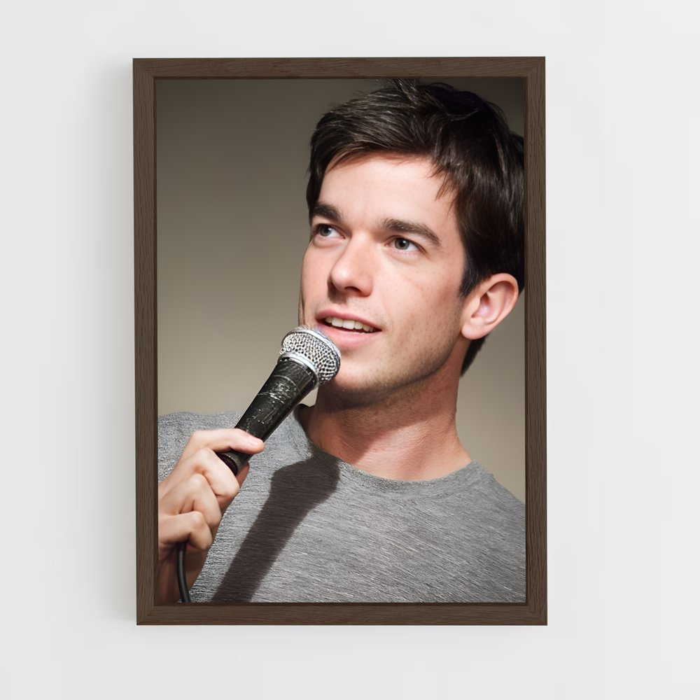 ap-john mulaney-2 cadre Bois foncé