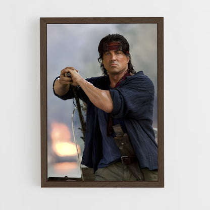 ap-john rambo-3 cadre Bois foncé