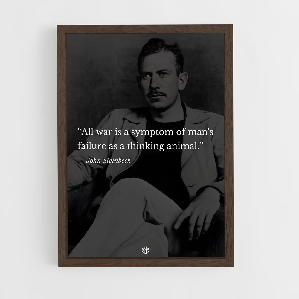 ap-john steinbeck-1 cadre Bois foncé