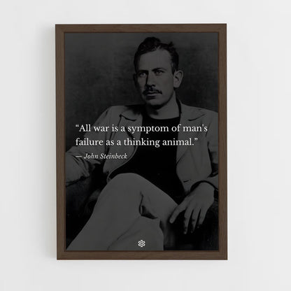 ap-john steinbeck-1 cadre Bois foncé