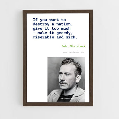 ap-john steinbeck-6 cadre Bois foncé