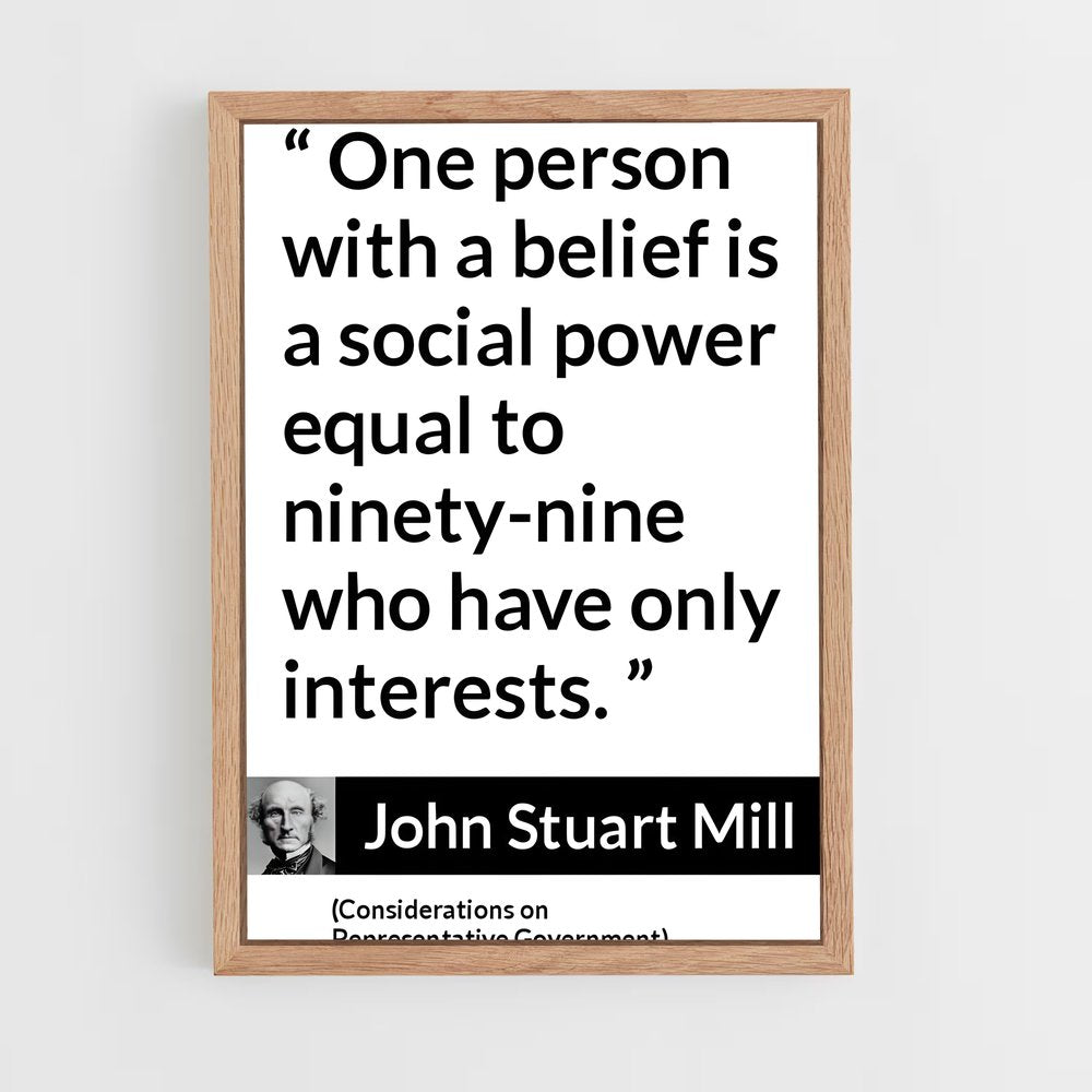 ap-john stuart mill-2 cadre Bois clair