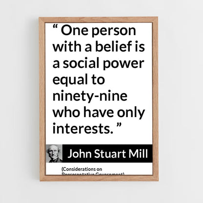 ap-john stuart mill-2 cadre Bois clair