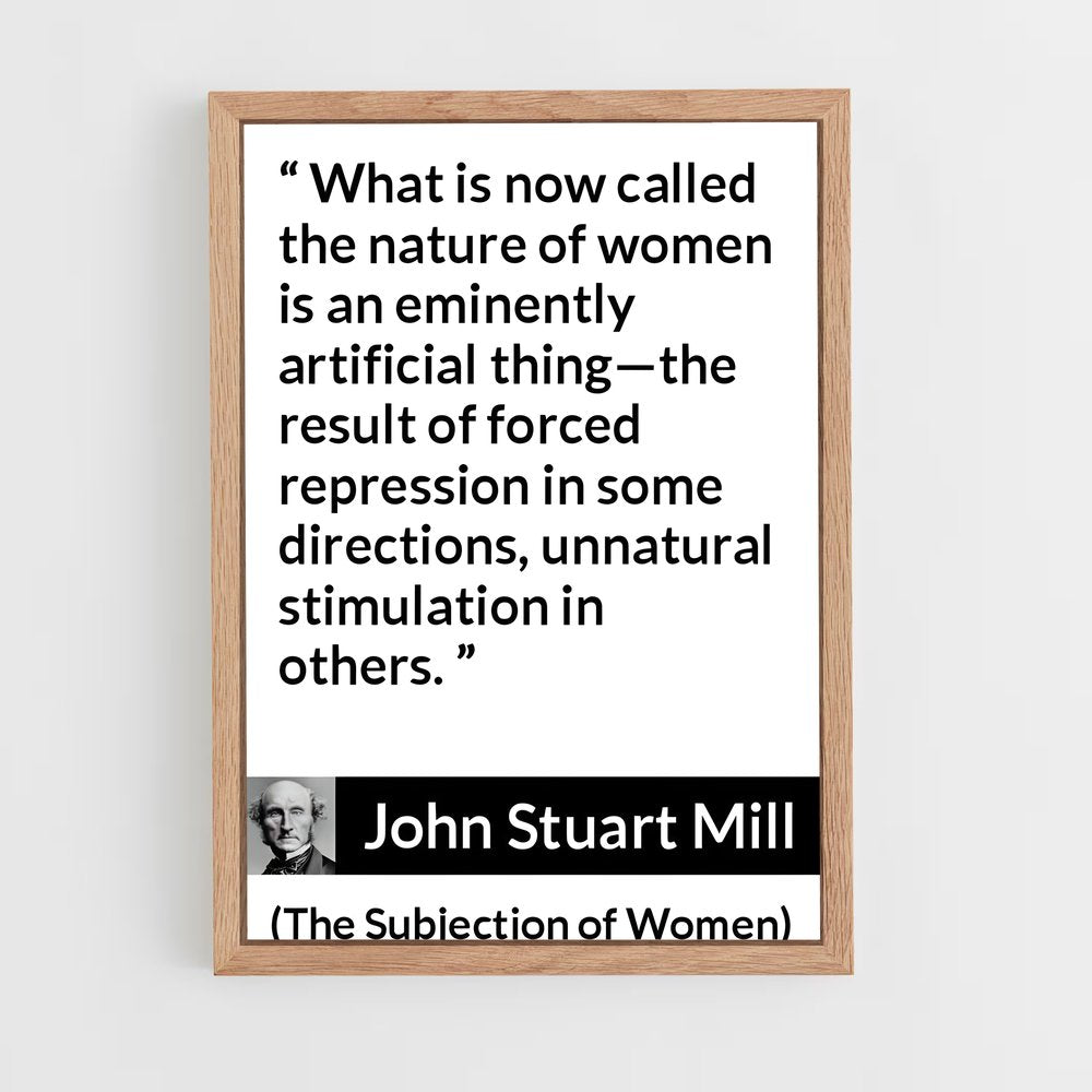 ap-john stuart mill-3 cadre Bois clair