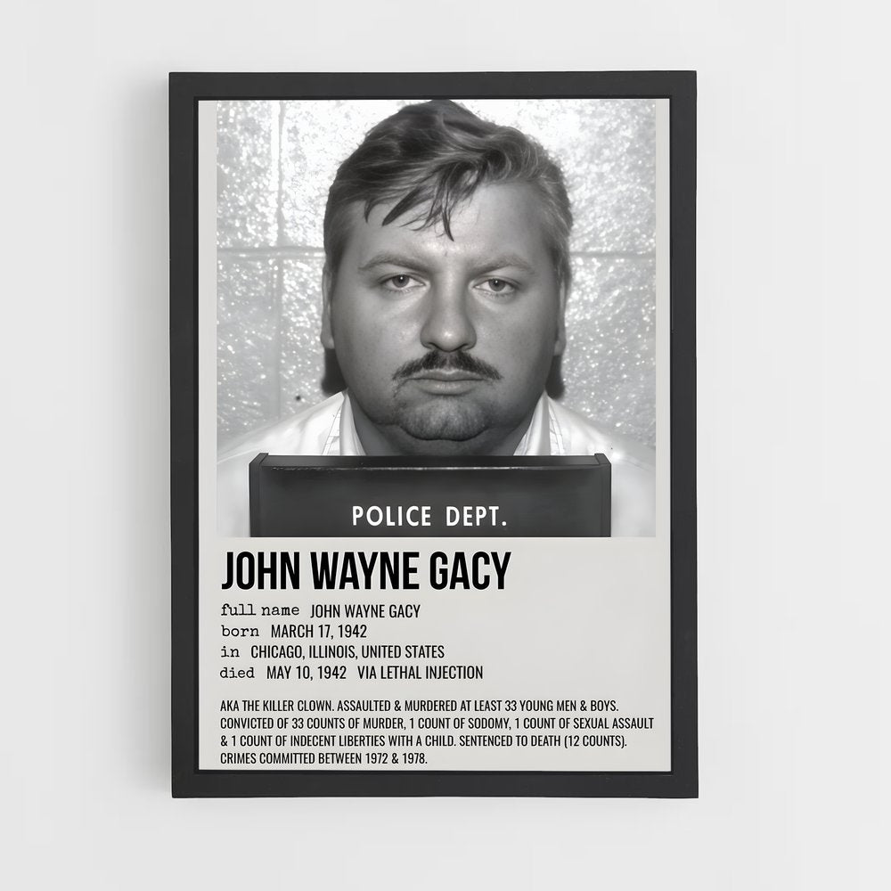 ap-john wayne gacy-1 cadre Noir