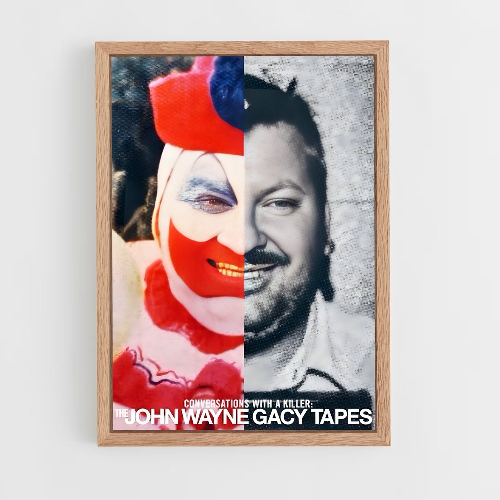 ap-john wayne gacy-2 cadre Bois clair