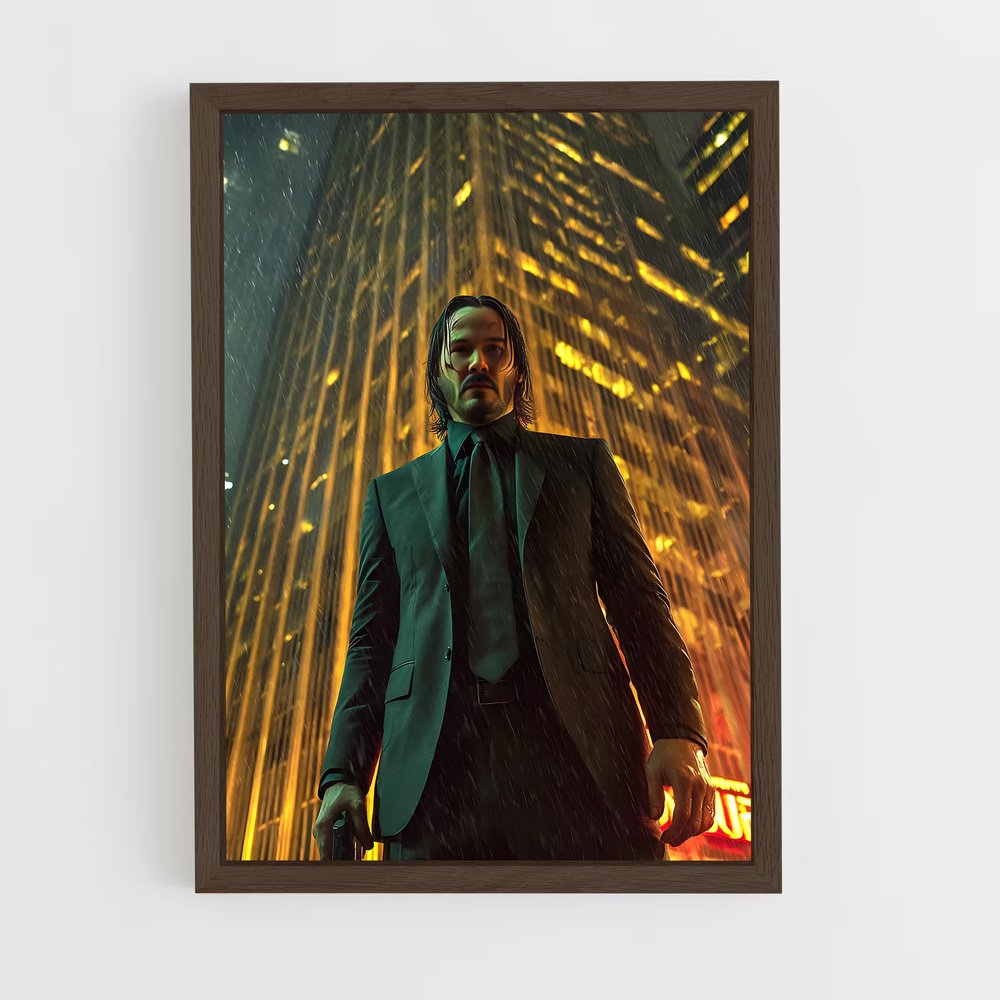 ap-john wick-9 cadre Bois foncé