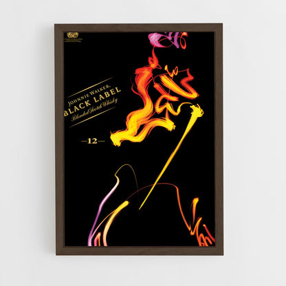 ap-johnnie walker-1 cadre Bois foncé