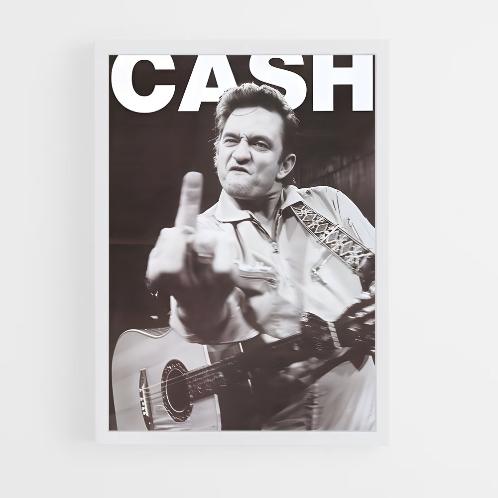 ap-johnny cash-1 cadre Blanc