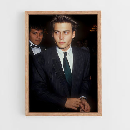 ap-johnny depp-1 cadre Bois clair