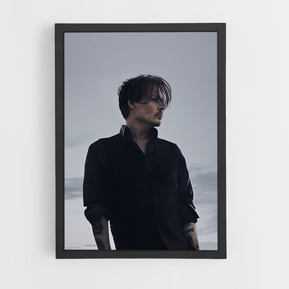 ap-johnny depp-2 cadre Noir