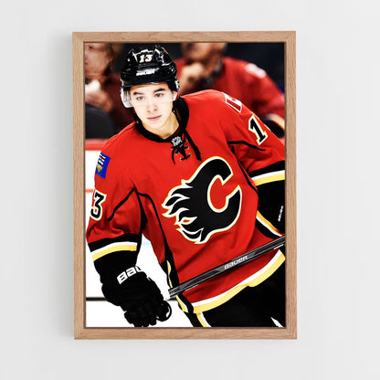 ap-johnny gaudreau-1 cadre Bois clair